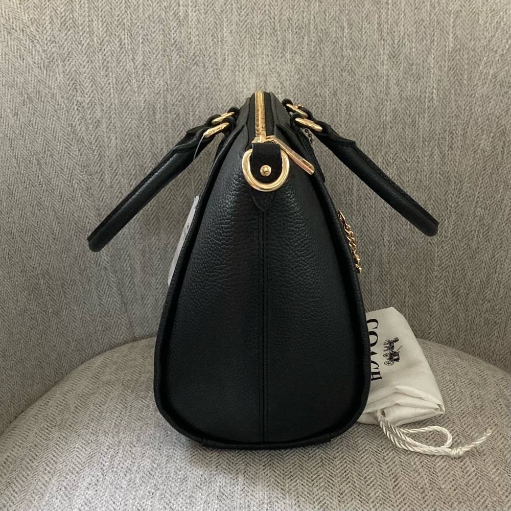 Coach Elise Satchel Pebble Leather Crossbody Shoulder Bag - Picture 8 of 14